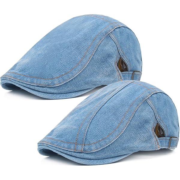 Amazon.com: Wodaji Unisex Oversized Denim Newsboy Painter Hat